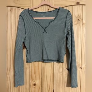 American eagle long sleeve blouse